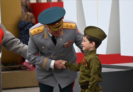 Празднование Дня Победы в Москве