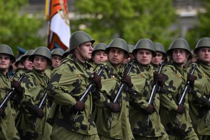 Военный парад на Красной площади, посвященный 80-й годовщине Победы в Великой Отечественной войне
