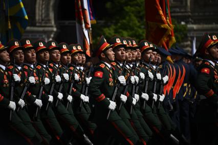 Военный парад на Красной площади, посвященный 80-й годовщине Победы в Великой Отечественной войне