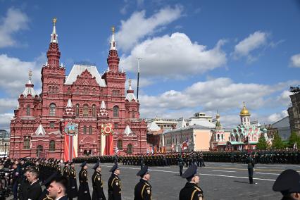Военный парад на Красной площади, посвященный 80-й годовщине Победы в Великой Отечественной войне