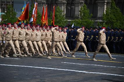 Военный парад на Красной площади, посвященный 80-й годовщине Победы в Великой Отечественной войне