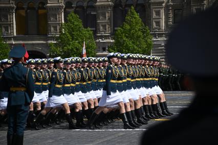 Военный парад на Красной площади, посвященный 80-й годовщине Победы в Великой Отечественной войне