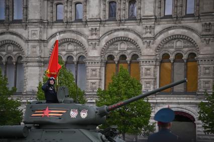 Военный парад на Красной площади, посвященный 80-й годовщине Победы в Великой Отечественной войне