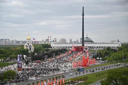 Празднование Дня Победы на Поклонной горе