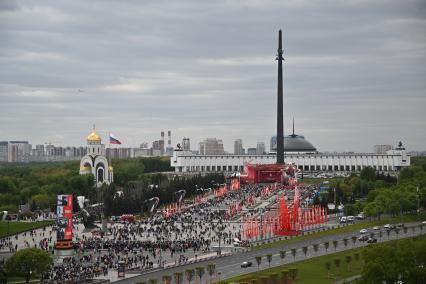 Празднование Дня Победы на Поклонной горе