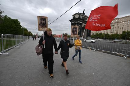 Празднование Дня Победы на Поклонной горе
