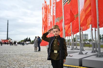 Празднование Дня Победы на Поклонной горе