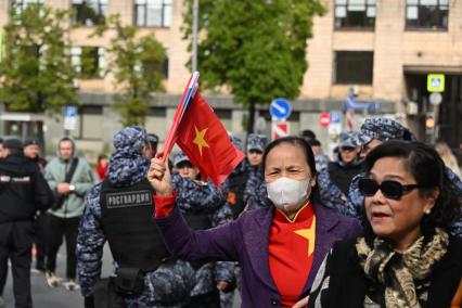 Празднование Дня Победы в Москве