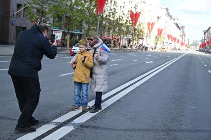 Празднование Дня Победы в Москве