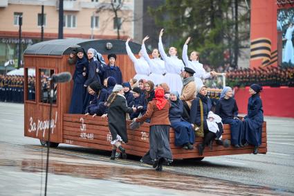 Парад, посвященный 80-летию Победы в Великой Отечественной войне в Перми