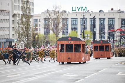 Парад, посвященный 80-летию Победы в Великой Отечественной войне в Перми