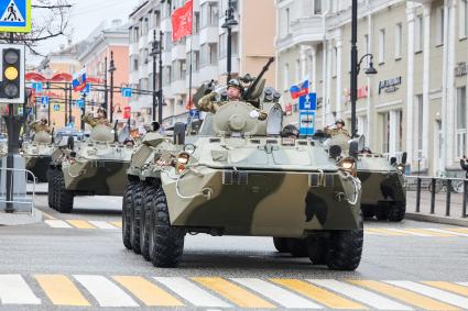 Парад, посвященный 80-летию Победы в Великой Отечественной войне в Перми
