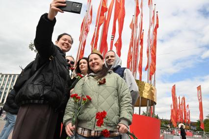 Празднование Дня Победы в Москве