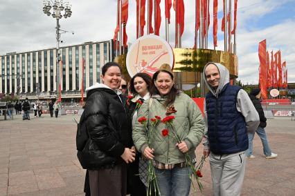 Празднование Дня Победы в Москве