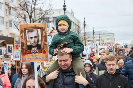 Акция Бессмертный полк\" в Перми