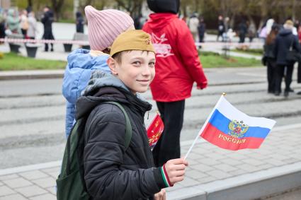 Акция Бессмертный полк\" в Перми