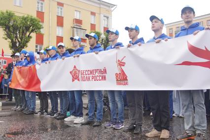 Акция \"Бессмертный полк\" в Красноярске