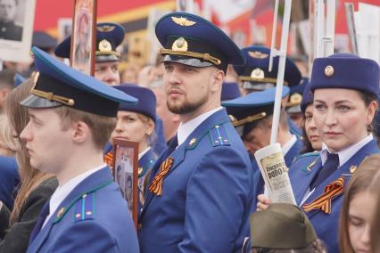 Акция \"Бессмертный полк\" в Красноярске
