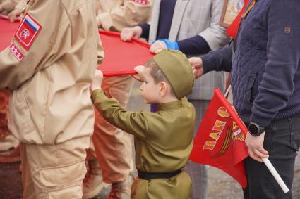 Акция \"Бессмертный полк\" в Красноярске