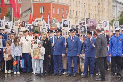Акция \"Бессмертный полк\" в Красноярске
