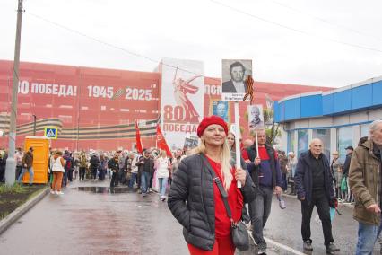 Акция \"Бессмертный полк\" в Красноярске