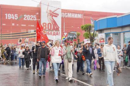 Акция \"Бессмертный полк\" в Красноярске