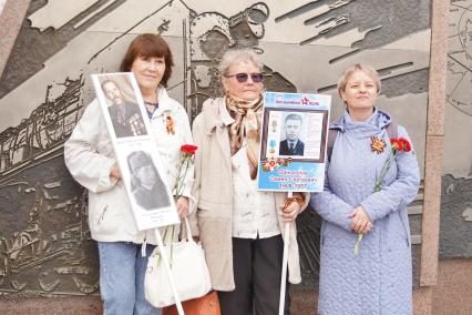 Акция \"Бессмертный полк\" в Красноярске