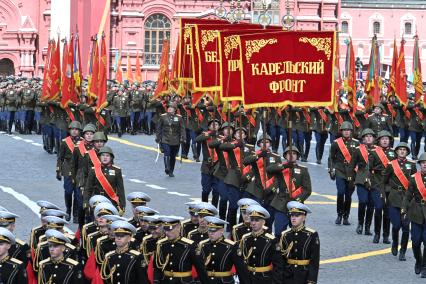 Военный парад на Красной площади, посвященный 80-й годовщине Победы в Великой Отечественной войне