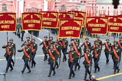 Военный парад на Красной площади, посвященный 80-й годовщине Победы в Великой Отечественной войне