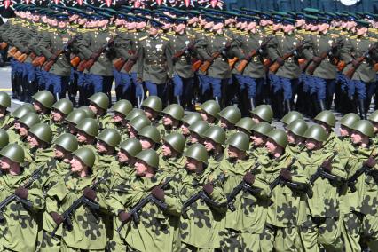 Военный парад на Красной площади, посвященный 80-й годовщине Победы в Великой Отечественной войне