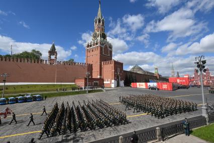 Военный парад на Красной площади, посвященный 80-й годовщине Победы в Великой Отечественной войне