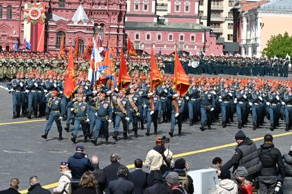 Военный парад на Красной площади, посвященный 80-й годовщине Победы в Великой Отечественной войне