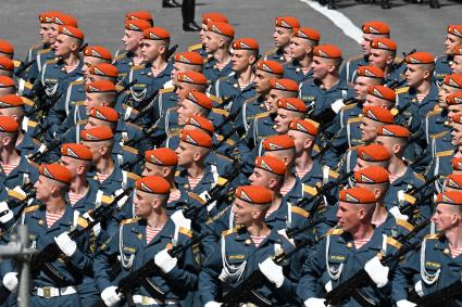 Военный парад на Красной площади, посвященный 80-й годовщине Победы в Великой Отечественной войне