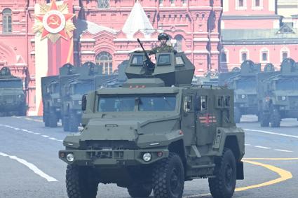 Военный парад на Красной площади, посвященный 80-й годовщине Победы в Великой Отечественной войне