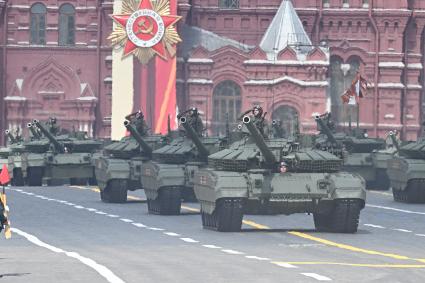 Военный парад на Красной площади, посвященный 80-й годовщине Победы в Великой Отечественной войне