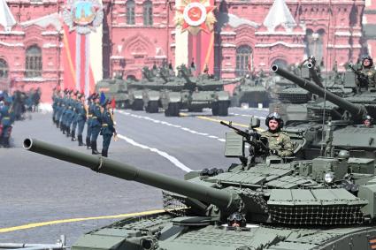 Военный парад на Красной площади, посвященный 80-й годовщине Победы в Великой Отечественной войне