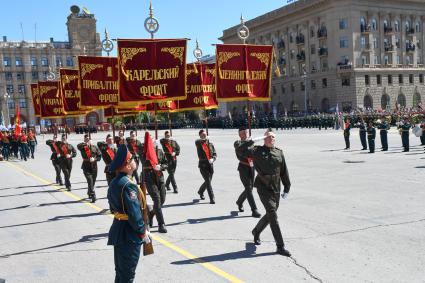 Военный парад, посвященный 80-летию Победы в Волгограде