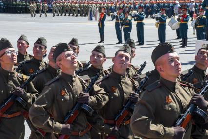 Военный парад, посвященный 80-летию Победы в Волгограде