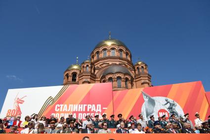 Военный парад, посвященный 80-летию Победы в Волгограде