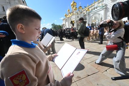 Церемония приведения к клятвам учащихся ФСО России
