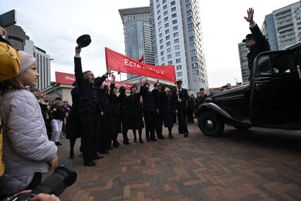 Парад в честь 90-летия Московского метрополитена