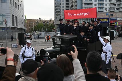 Парад в честь 90-летия Московского метрополитена