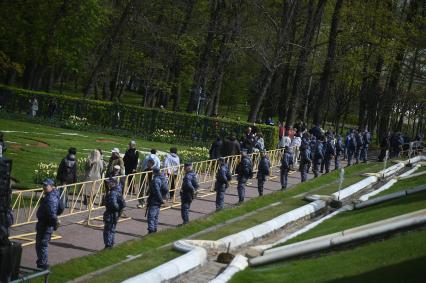 Весенний праздник фонтанов в Петергофе