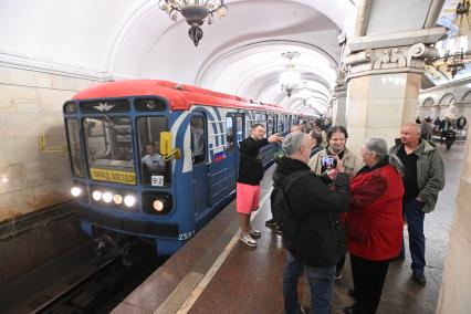 Парад поездов в Московском метро