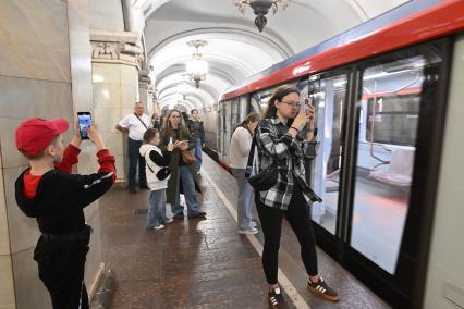 Парад поездов в Московском метро