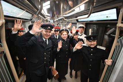 Парад поездов в Московском метро
