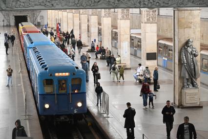Парад поездов в Московском метро