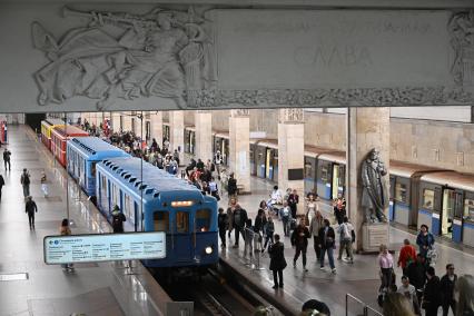 Парад поездов в Московском метро