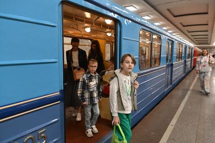 Парад поездов в Московском метро