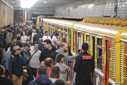 Парад поездов в Московском метро